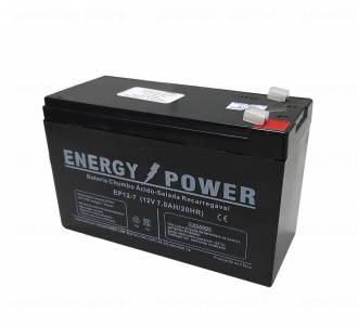 BATERIA SELADA 12V  7A ENERGYPOWER 1EP018 ALARME