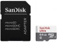 CARTAO MICRO SD  64 GB SANDISK ULTRA CLASSE 10 SDSQUNR-064G-GN3MA