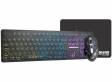 KIT TECLADO/MOUSE/MOUSE PAD GAMER K-MEX KM7628 RGB STEAMPUNK