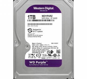 HD 1TB WD SATA III PURPLE SURVEILLANCE WD11PURZ