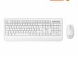 KIT TECLADO/MOUSE S/FIO LECOO KW202WH BRANCO