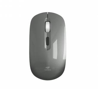 MOUSE S/FIO C3TECH 1600DPI RECARREGAVEL M-W80GY CINZA