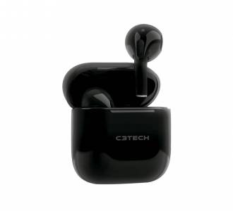 HEADPHONE INTRA C/MIC. BLUETOOTH 5.1 C3TECH EP-TWS-21BK PRETO