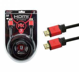 CABO HDMI  2MT V2.0 4K C/FILTRO PIX HDR 19P 30AWG 018-0220