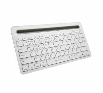 TECLADO S/FIO C3TECH K-BT100WH MULTI-DEVICE RC/BT