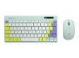 KIT TECLADO/MOUSE S/FIO C3TECH K-W71GN VERDE TKL