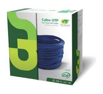 CABO LAN UTP CAT6 GTS NETWORK 305MTS AZUL C6GTS-BL 0