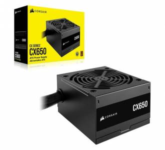 FONTE 650W REAL CORSAIR 80PLUS BRONZE CX650 CP-9020278-BR