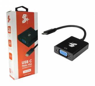 CABO CONVERSOR VGA-F/USB-C 3.1 15CM 5+ CHIP SCE 018-7469