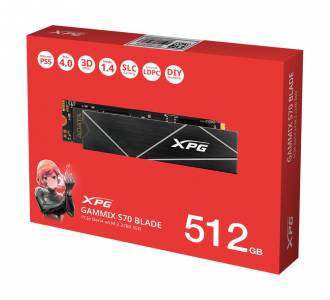 SSD M.2  512GB ADATA XPG GAMMIX S70 BLADE 2280 NVME GEN4 AGAMMIXS70B-512G-CS