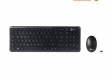 KIT TECLADO/MOUSE S/FIO LECOO KW204 PRETO