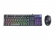 KIT TECLADO/MOUSE USB GAMER MEMBRANA HP KM-300F PRETO 8AA01AA