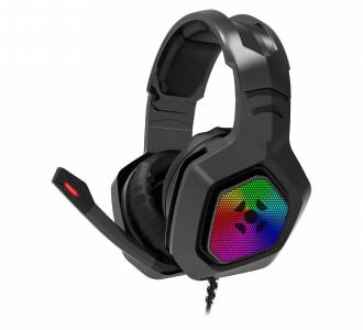 HEADPHONE C/MIC. FORTREK GAMER BLACK HAWK RGB PRETO 70530