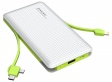 CARREGADOR PORTATIL PINENG 10000MAH PN956 BRANCO